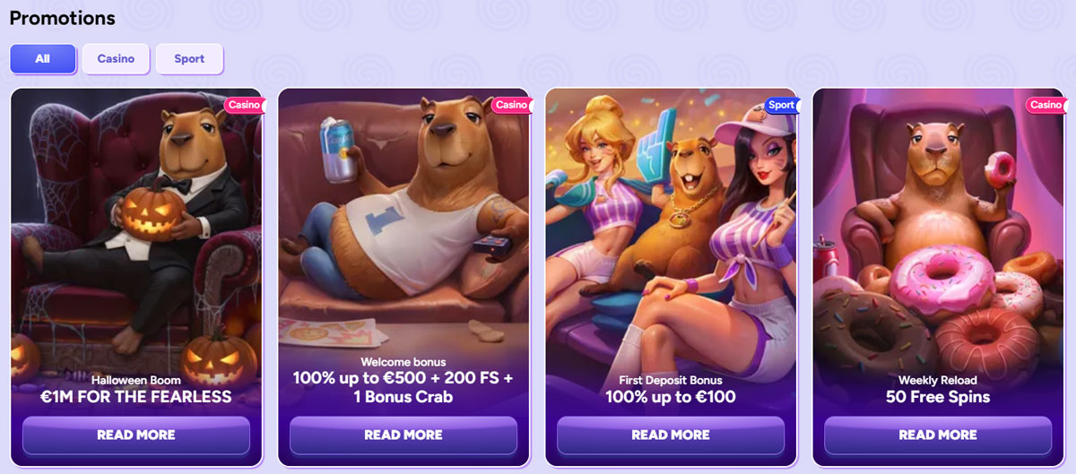 Spinbara bonusy a promo akce